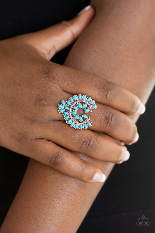 Trendy Talisman Copper Ring - Paparazzi Accessories