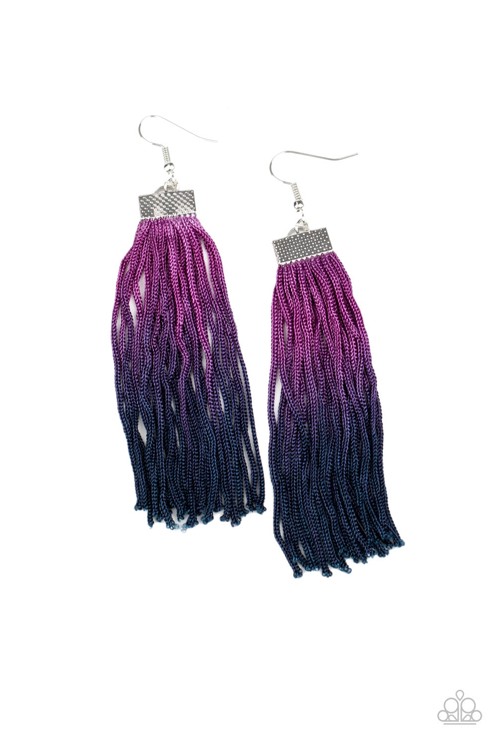 Dual Immersion Purple Earring - Paparazzi Accessories