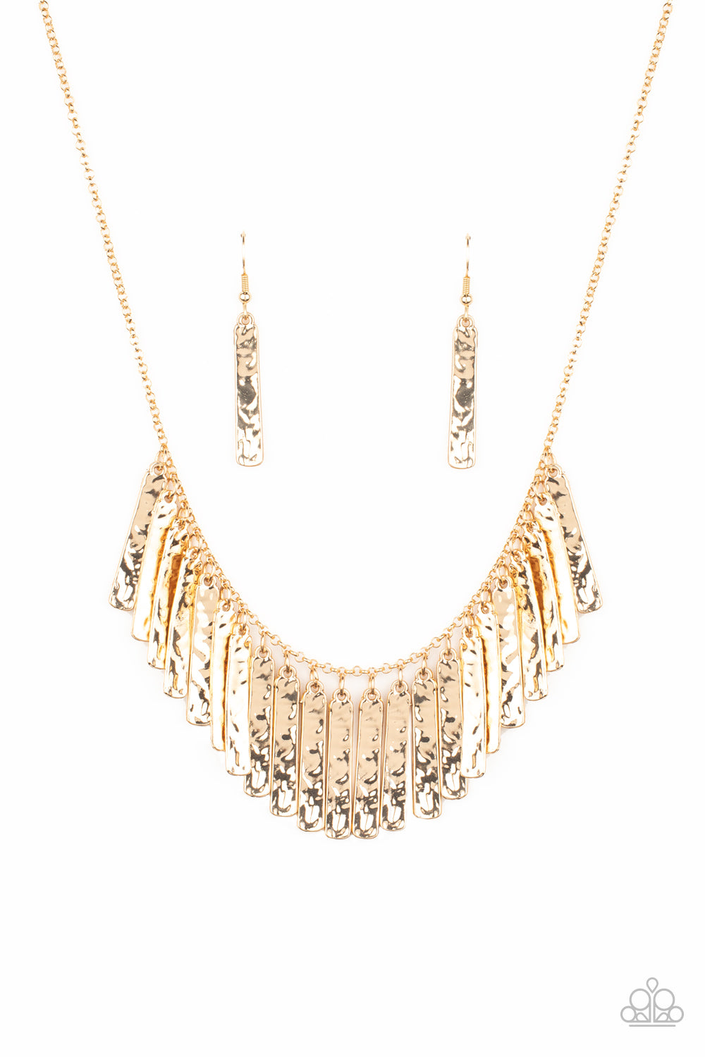Metallic Muse Gold Necklace - Paparazzi Accessories
