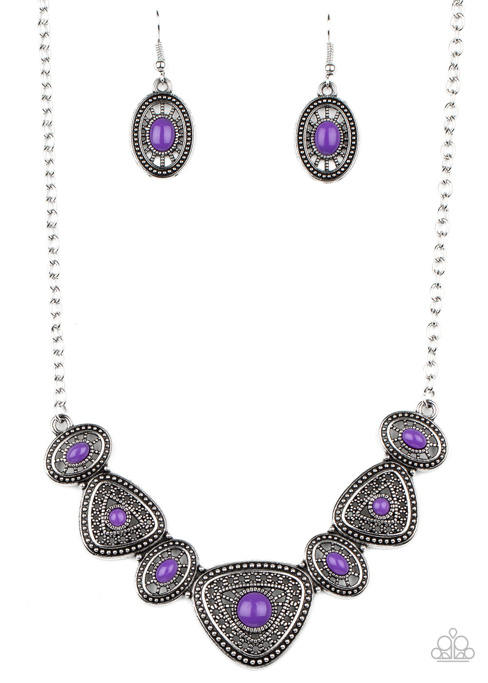 Totally TERRA-torial Purple Necklace - Paparazzi Accessories