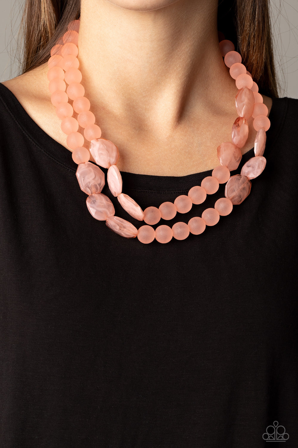 Arctic Art Pink Necklace - Paparazzi Accessories