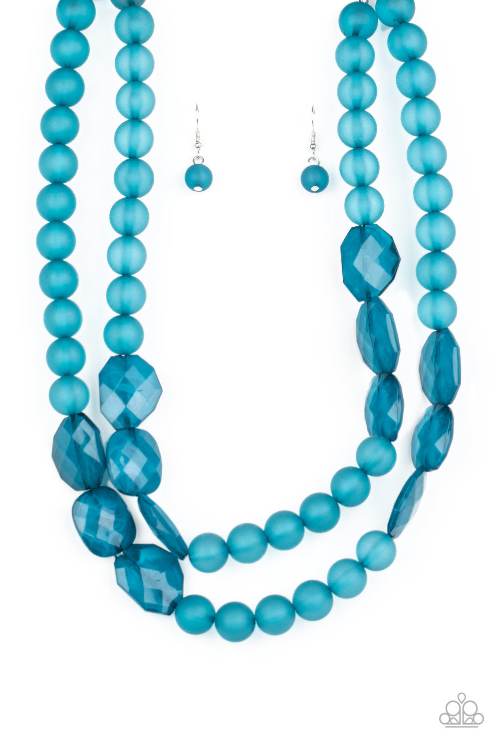 Arctic Art Blue Necklace - Paparazzi Accessories