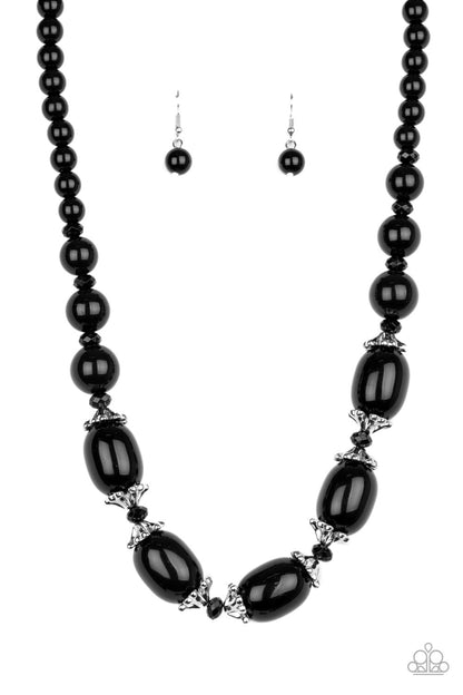 After Party Posh Black Necklace - Paparazzi Accessories