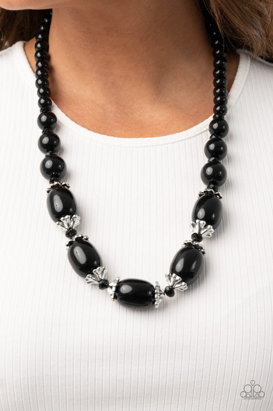 After Party Posh Black Necklace - Paparazzi Accessories