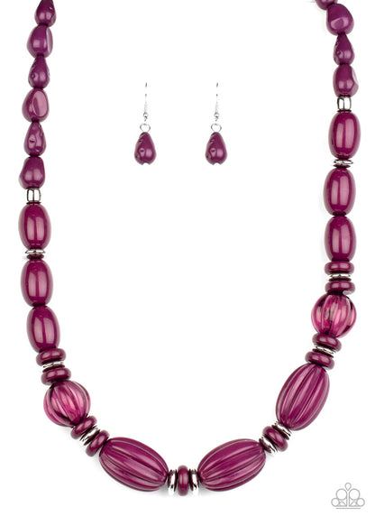 High Alert Purple Necklace - Paparazzi Accessories