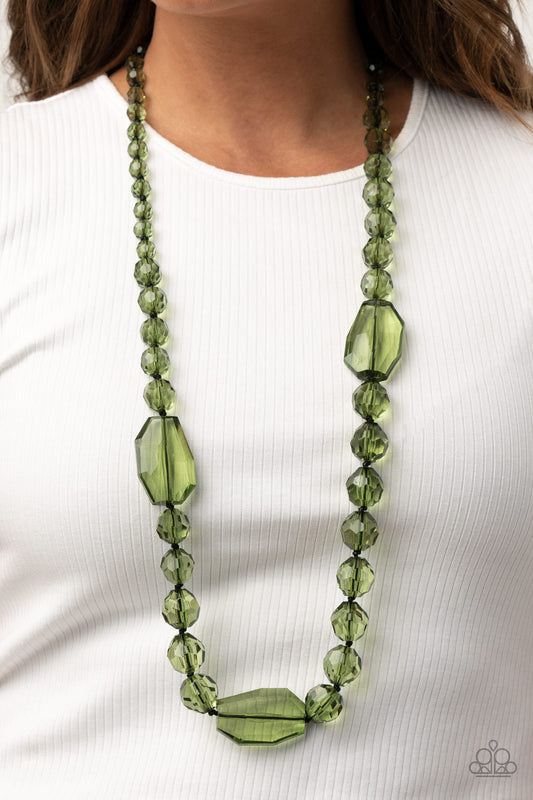 Malibu Masterpiece Green Necklace - Paparazzi Accessories