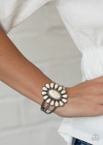 Sedona Spring White Bracelet - Paparazzi Accessories