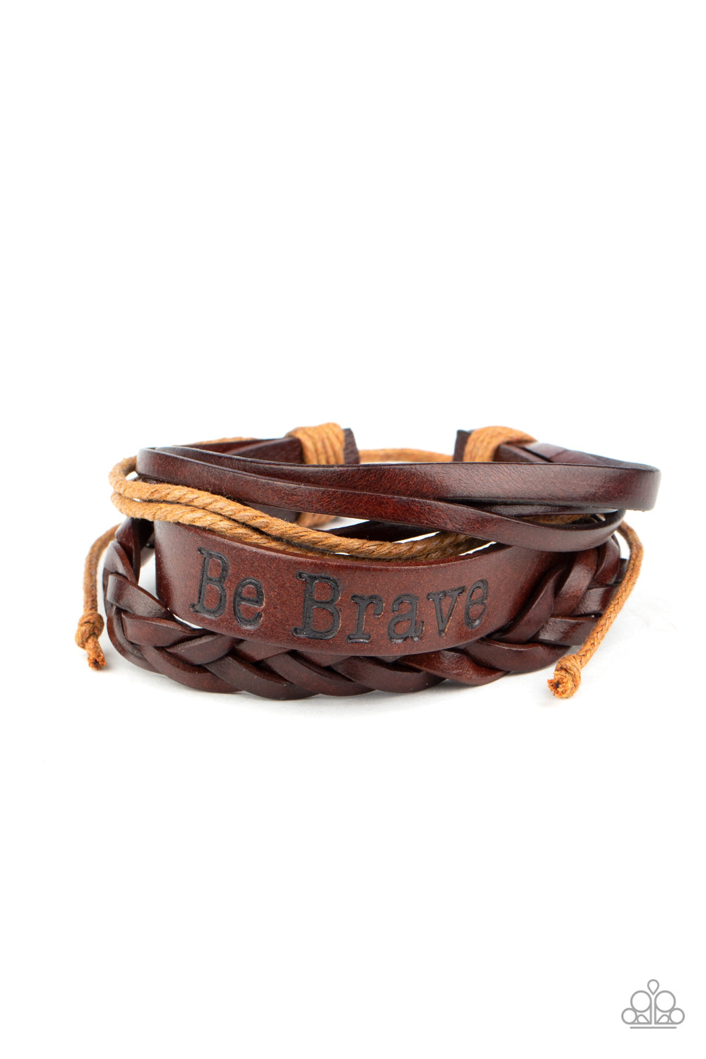 Brave Soul Brown Urban Bracelet - Paparazzi Accessories