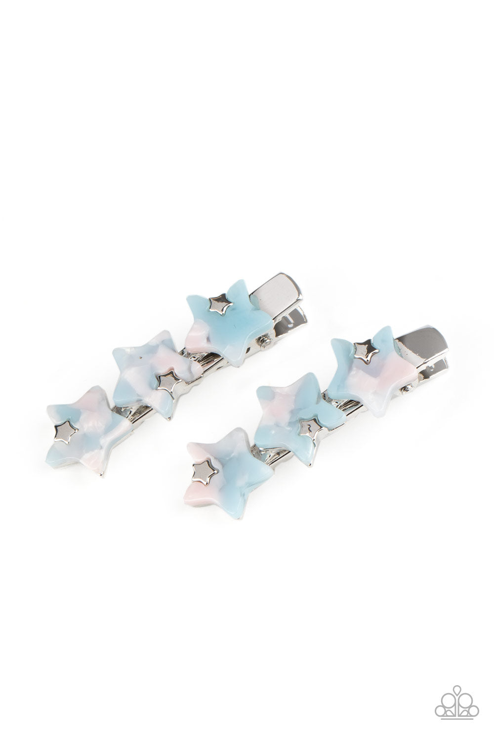 Brightest Star In The Sky Blue Hair Clip - Paparazzi Accessories
