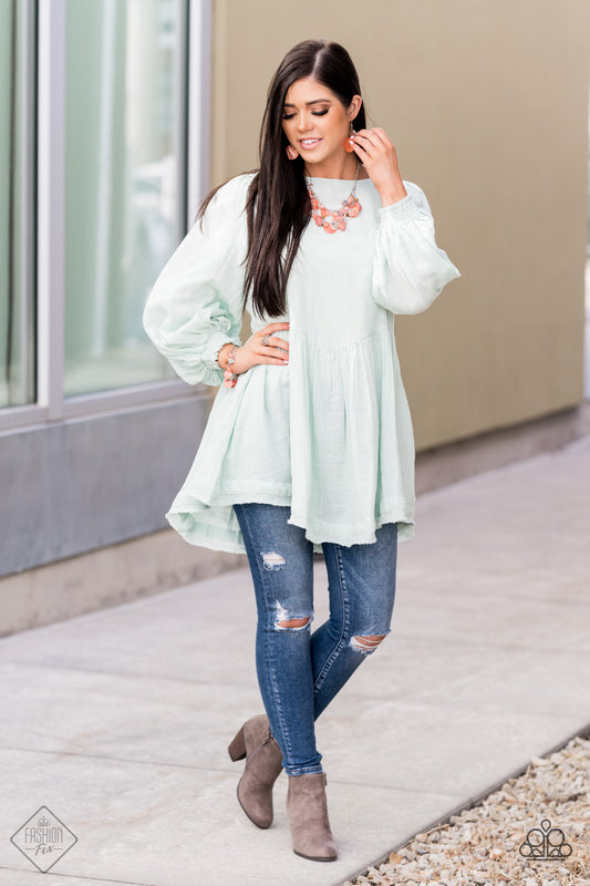 Glimpses of Malibu Burnt Coral Complete Trend Blend Fashion Fix Set (April 2021) - Paparazzi Accessories