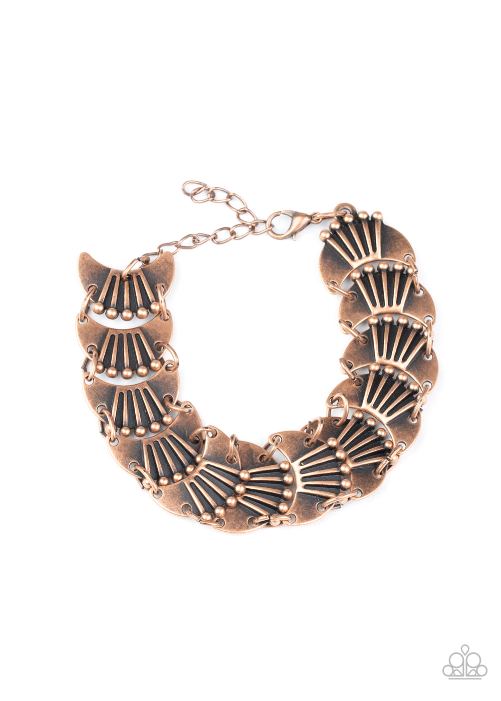 Moonlit Mesa Copper Bracelet - Paparazzi Accessories