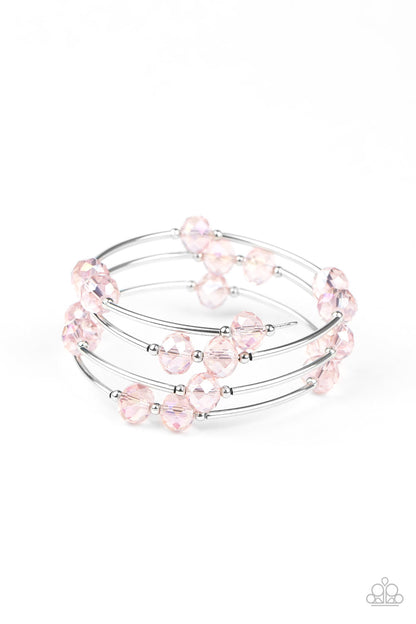 Dreamy Demure Pink Bracelet - Paparazzi Accessories