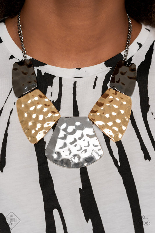 HAUTE Plates Multi Necklace - Paparazzi Accessories