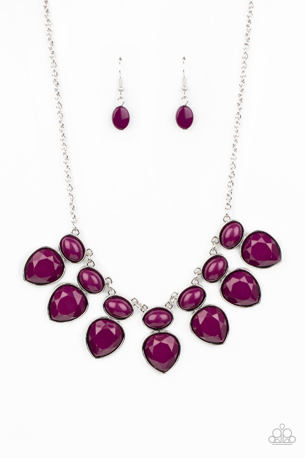 Modern Masquerade Purple Necklace - Paparazzi Accessories