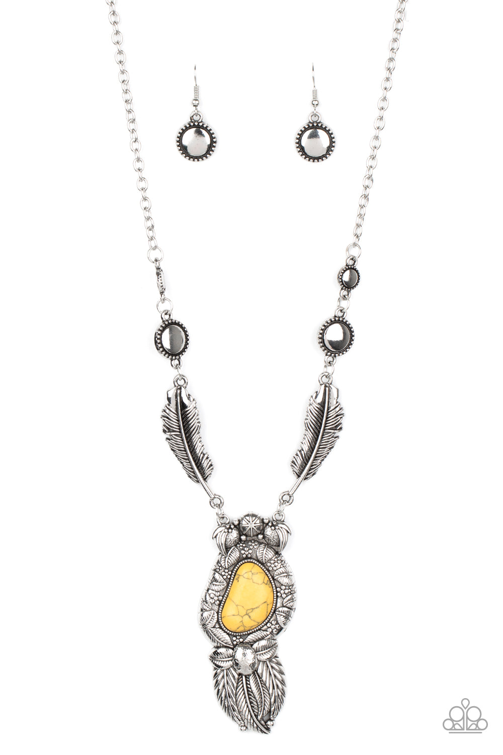 Ruler of The Roost Yellow Necklace - Paparazzi Accessories