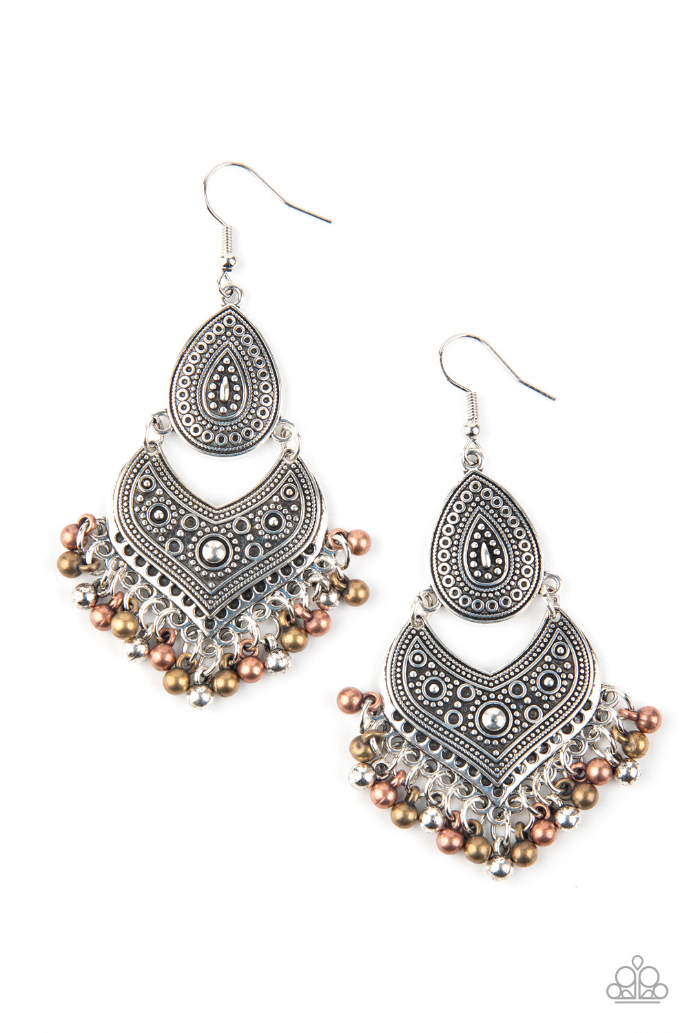 Music To My Ears Multi Earring - Paparazzi Accessories