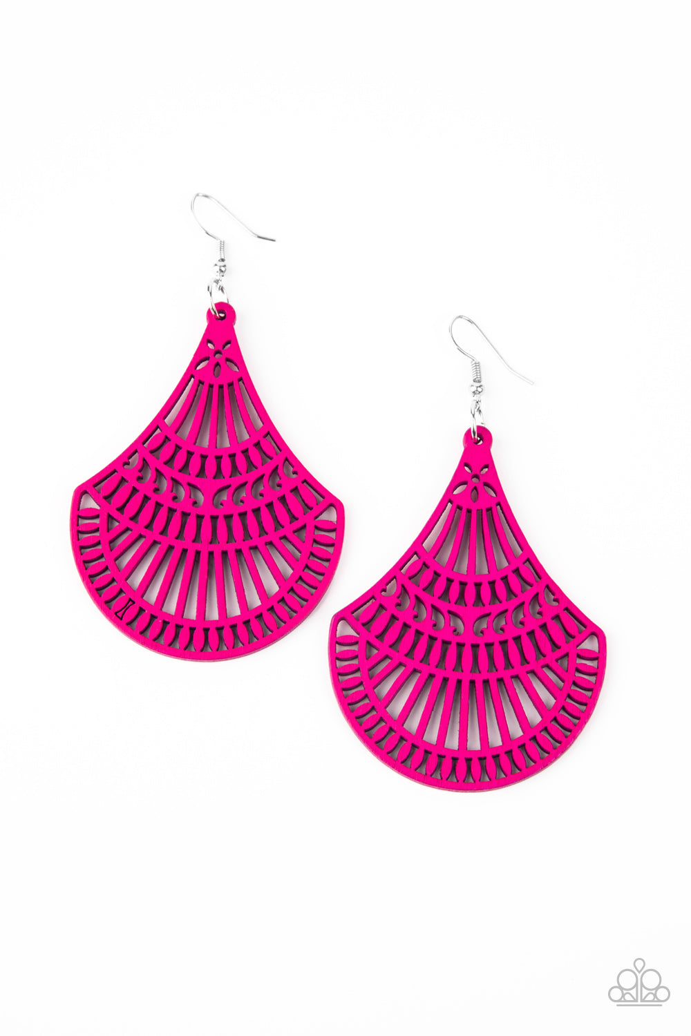 Tropical Tempest Pink Earring - Paparazzi Accessories