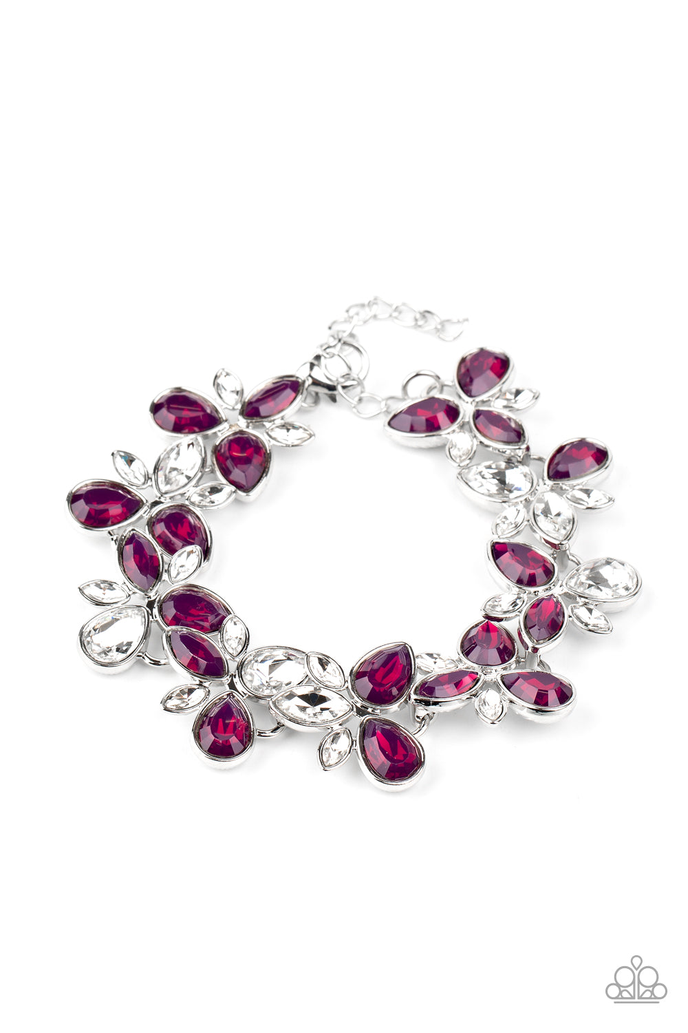 Ice Garden Purple Bracelet - Paparazzi Accessories