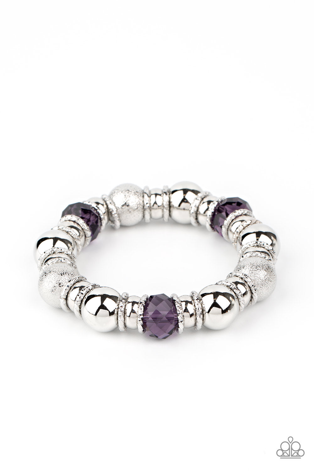 Take Your Best Shot Purple Bracelet - Paparazzi Accessories