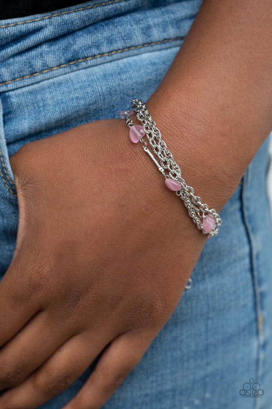 To Love and Adore Pink Bracelet - Paparazzi Accessories