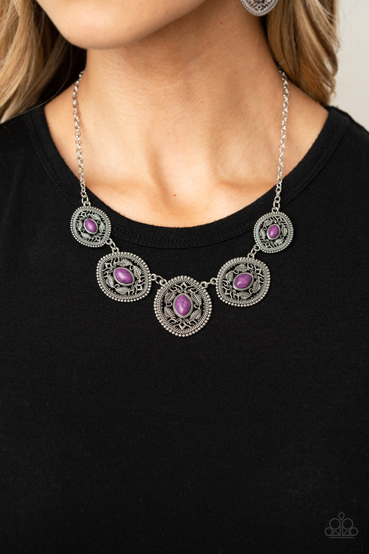 Alter ECO Purple Necklace - Paparazzi Accessories