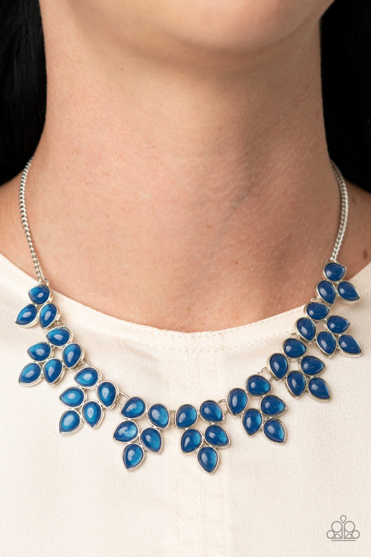 Hidden Eden Blue Necklace - Paparazzi Accessories