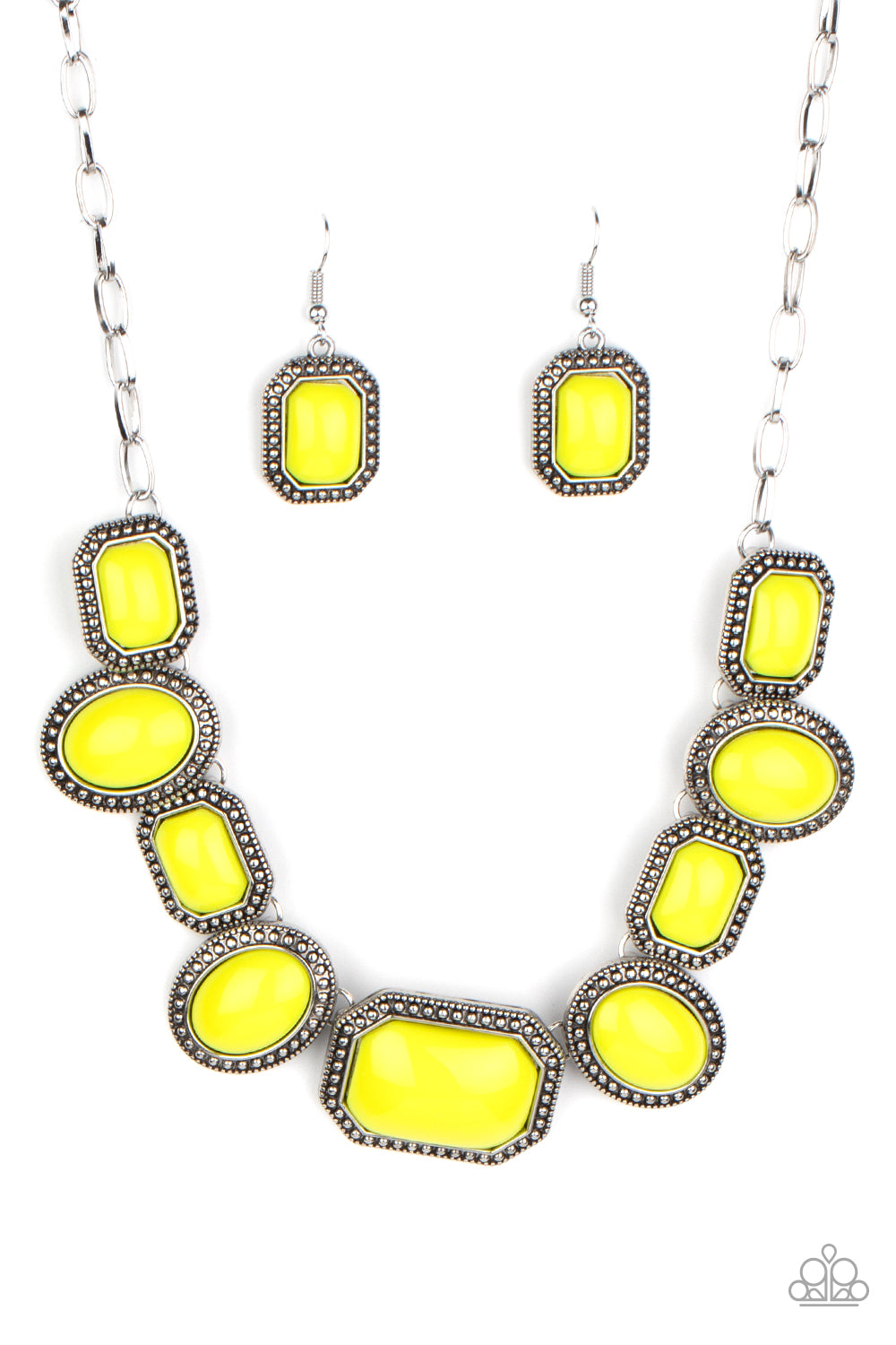 Lets Get Loud Yellow Necklace - Paparazzi Accessories