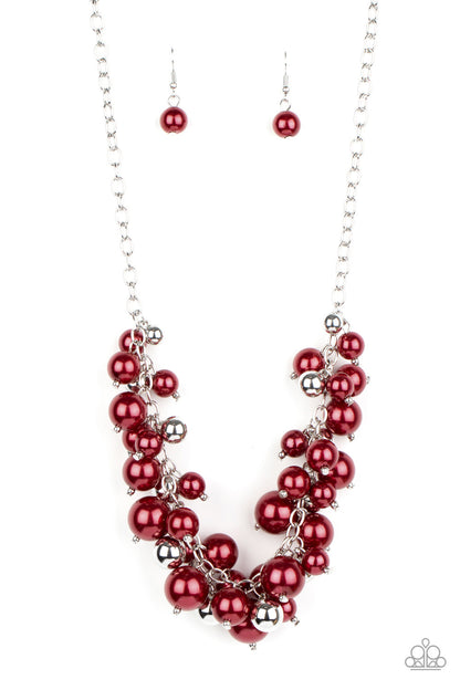 Uptown Upgrade Red Necklace - Paparazzi Accessories