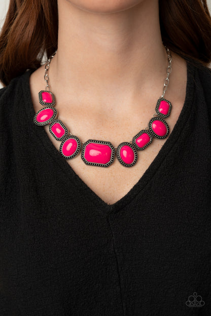 Lets Get Loud Pink Necklace - Paparazzi Accessories