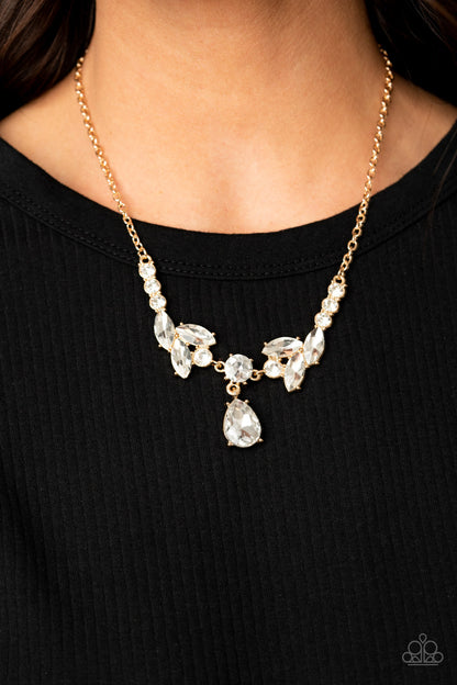 Unrivaled Sparkle Gold Necklace - Paparazzi Accessories