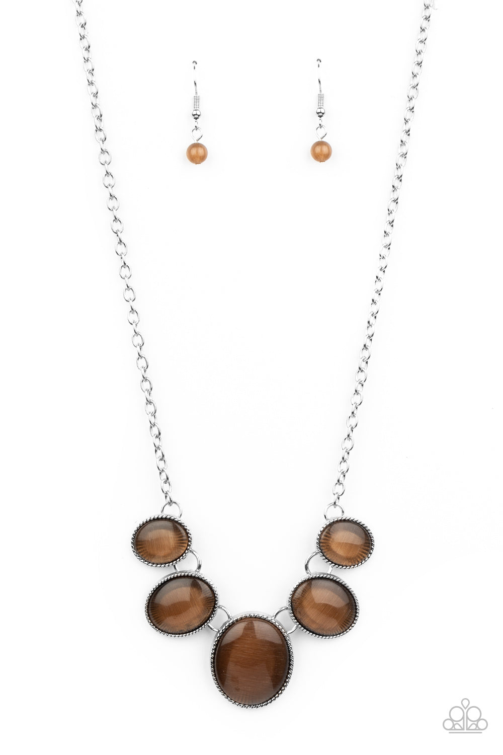 One Can Only GLEAM Brown Necklace - Paparazzi Accessories