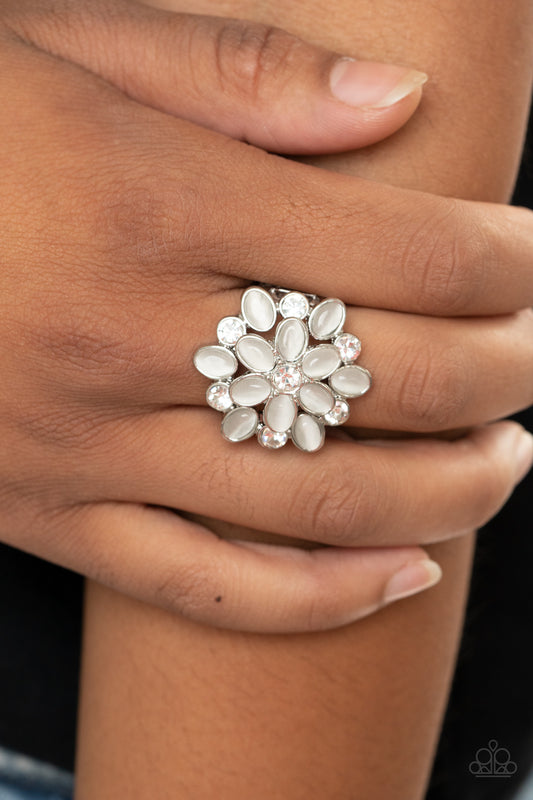 Hopes and GLEAMS White Ring - Paparazzi Accessories