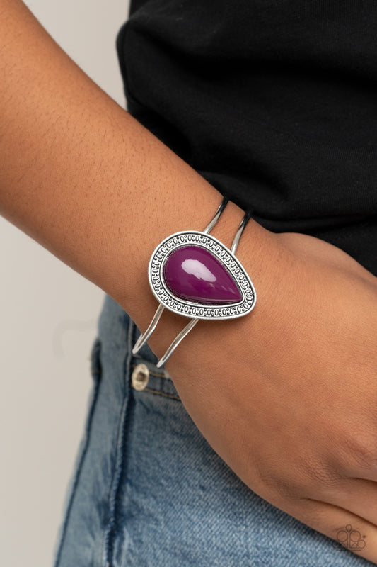 Over The Top Pop Purple Bracelet - Paparazzi Accessories