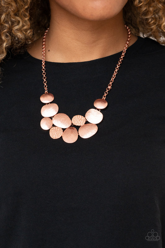 A Hard LUXE Story Copper Necklace - Paparazzi Accessories