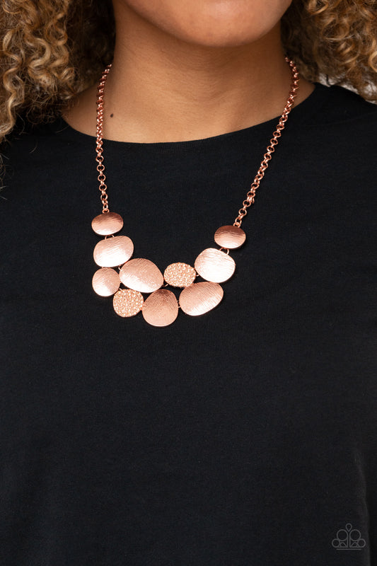 A Hard LUXE Story Copper Necklace - Paparazzi Accessories