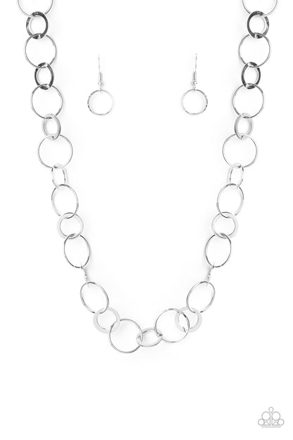 Revolutionary Radiance Silver Necklace - Paparazzi Accessories