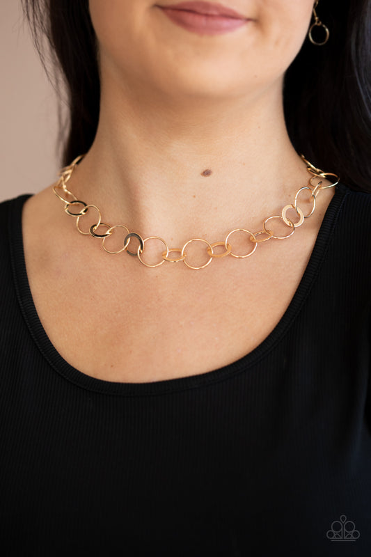Revolutionary Radiance Gold Necklace - Paparazzi Accessories
