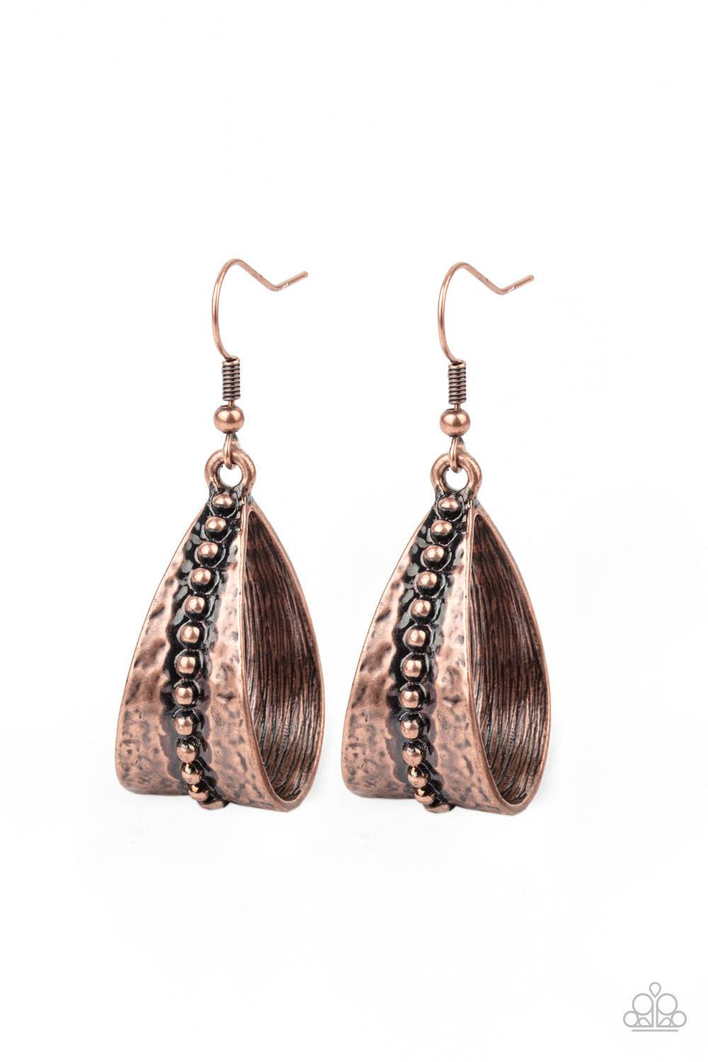 STIRRUP Some Trouble Copper Earring