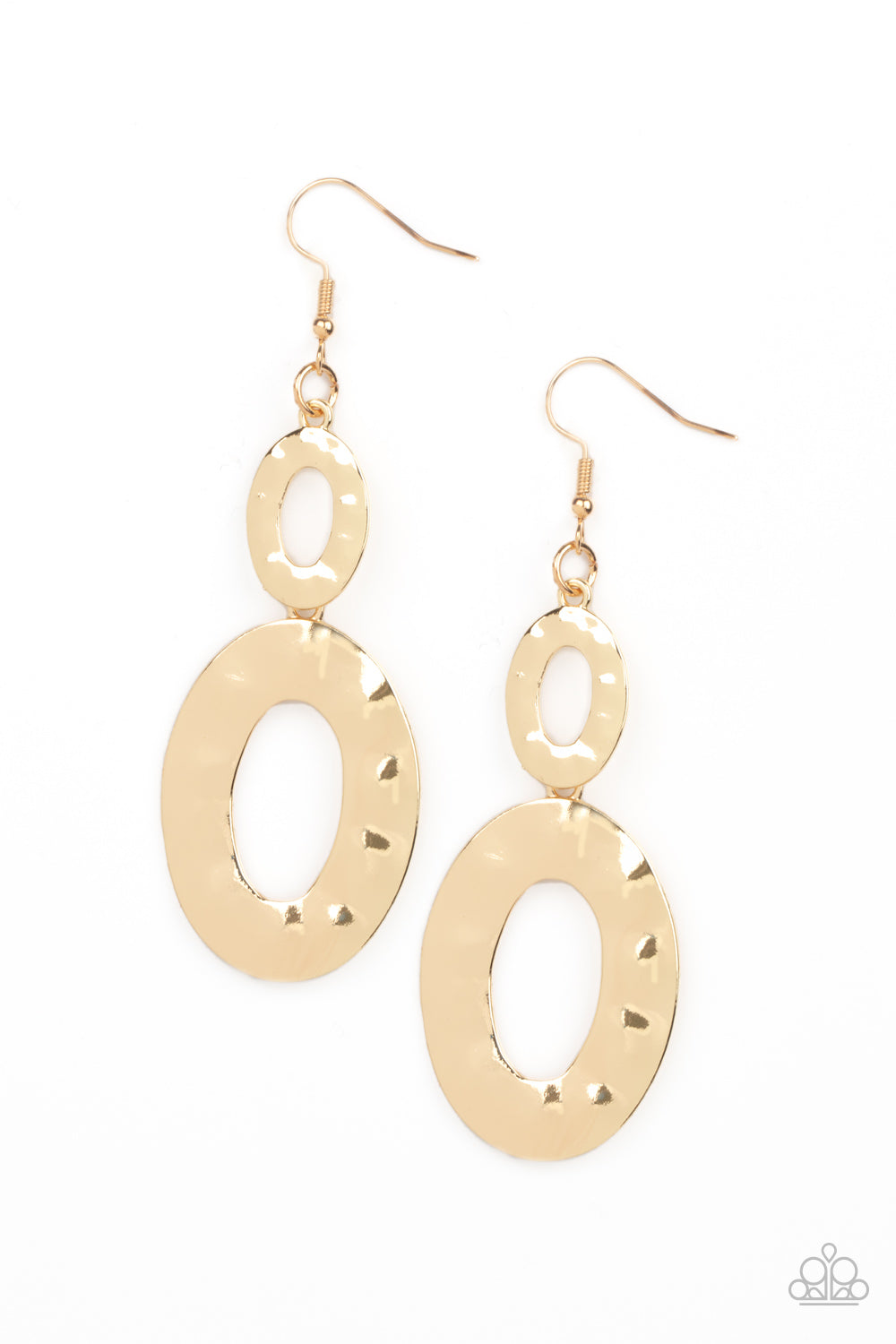 Bring On The Basics Gold Earring - Paparazzi Accessories