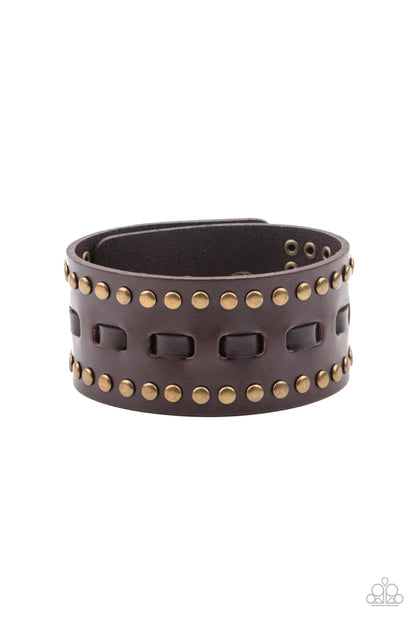 A ROAM With A View Brown Urban Bracelet - Paparazzi Accessories
