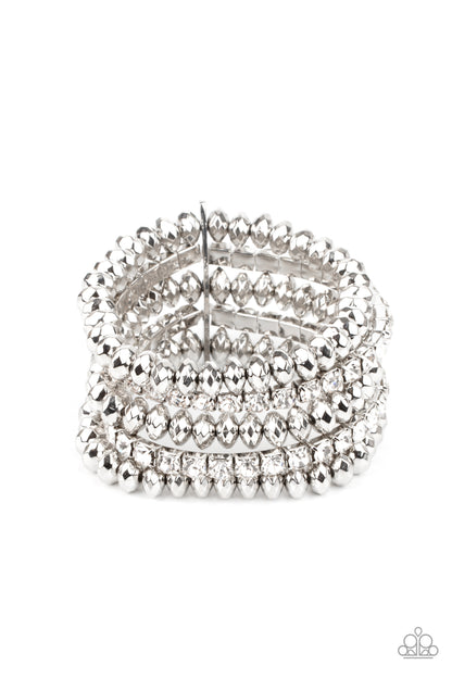 Best of LUXE White Bracelet - Paparazzi Accessories