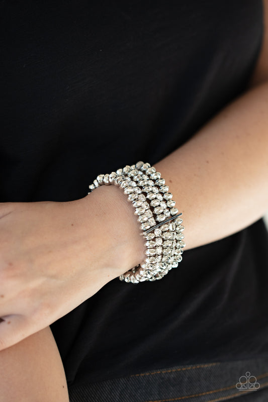 Best of LUXE White Bracelet - Paparazzi Accessories