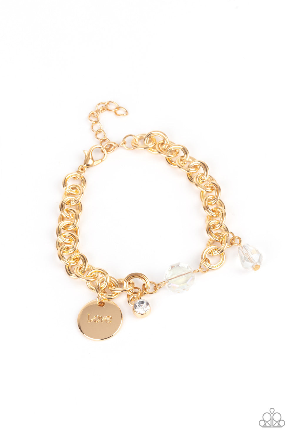 Lovable Luster Gold Bracelet - Paparazzi Accessories