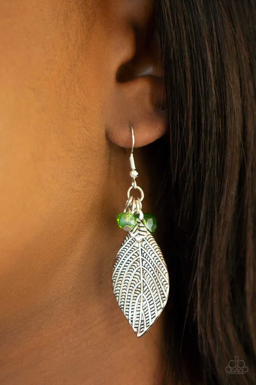 LEAF It To Fate Green Earring - Paparazzi Accessories