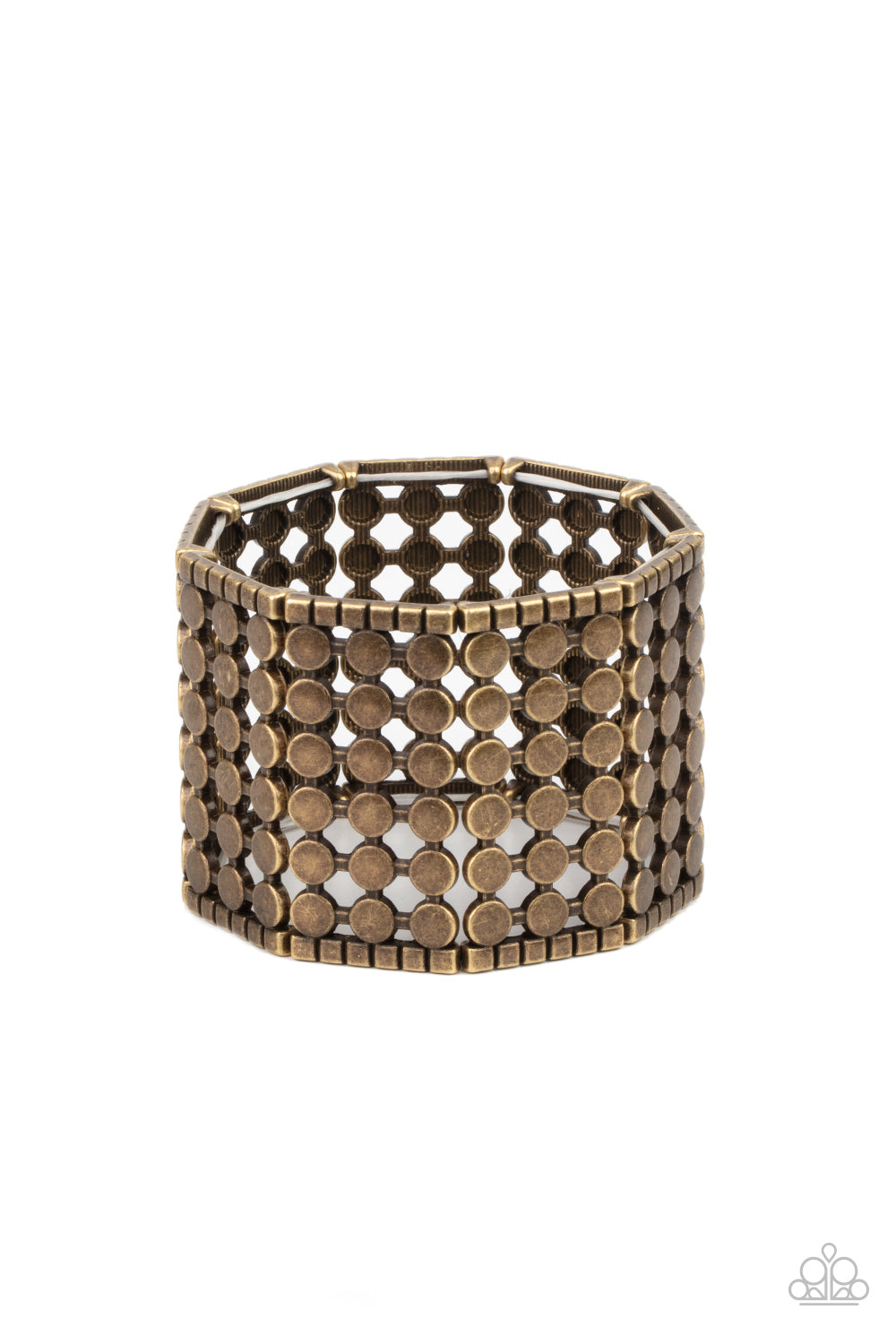 Cool and CONNECTED Brass Bracelet - Paparazzi Accessories