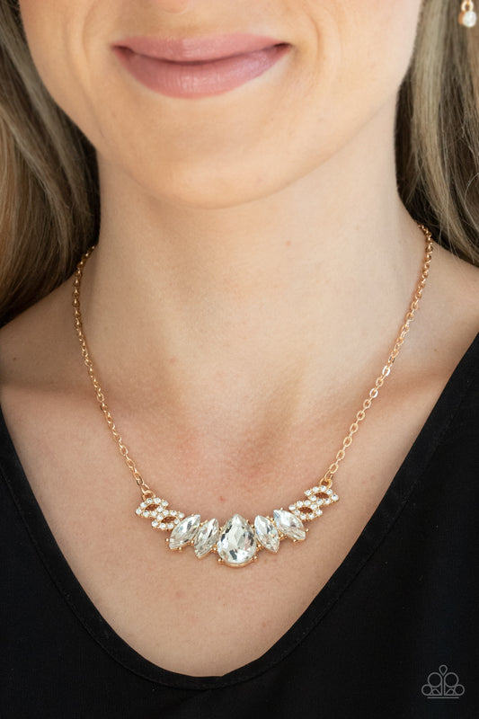 Bride-to-BEAM Gold Necklace - Paparazzi Accessories