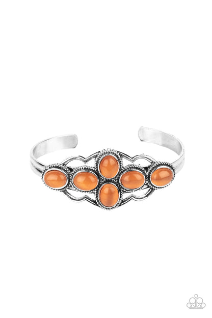 Color Me Celestial Orange Cuff Bracelet - Paparazzi Accessories