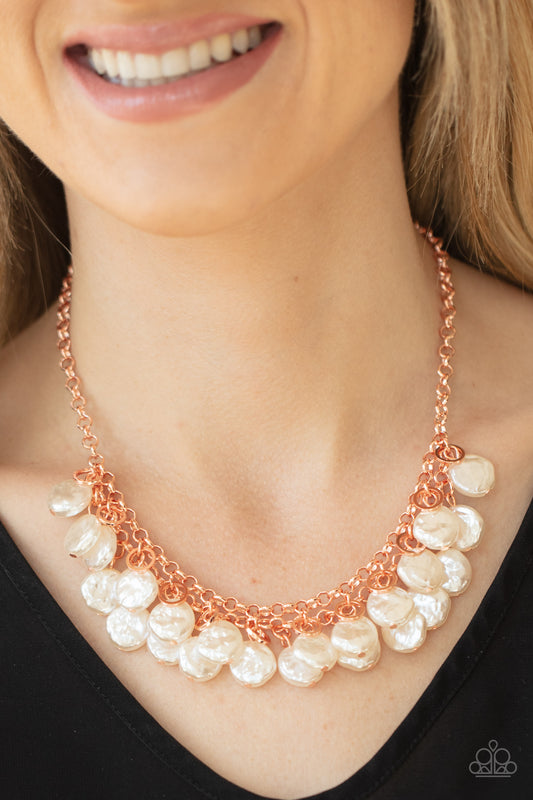 BEACHFRONT and Center Copper Necklace - Paparazzi Accessories