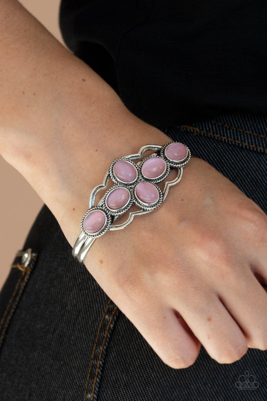 Color Me Celestial Pink Cuff Bracelet - Paparazzi Accessories