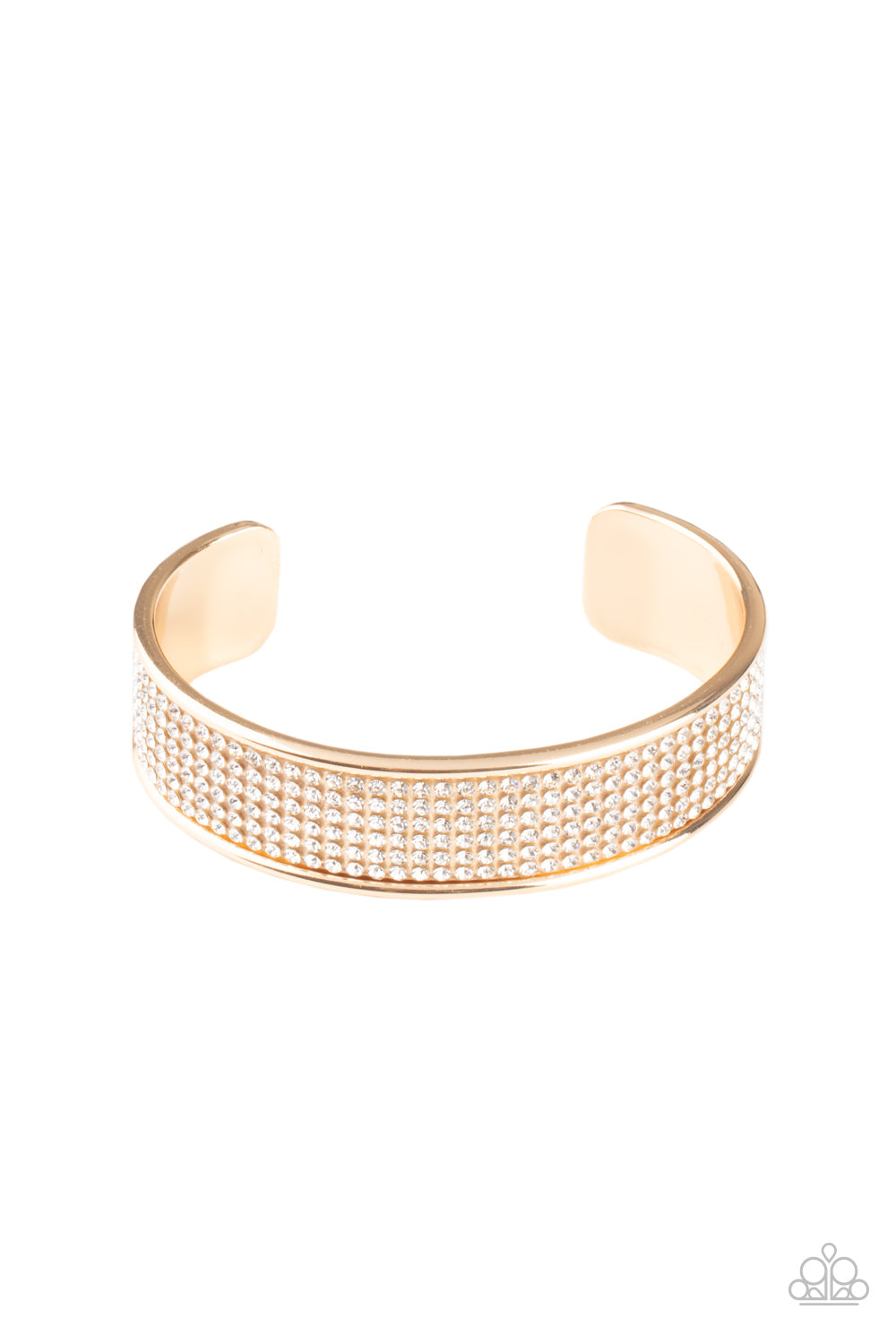Cant Believe Your ICE Gold Bracelet - Paparazzi Accessories